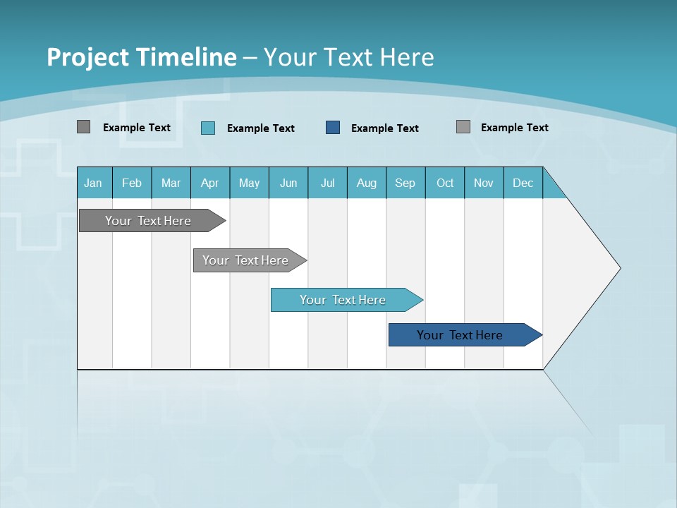 A Powerpoint Presentation With A Blue Background PowerPoint Template