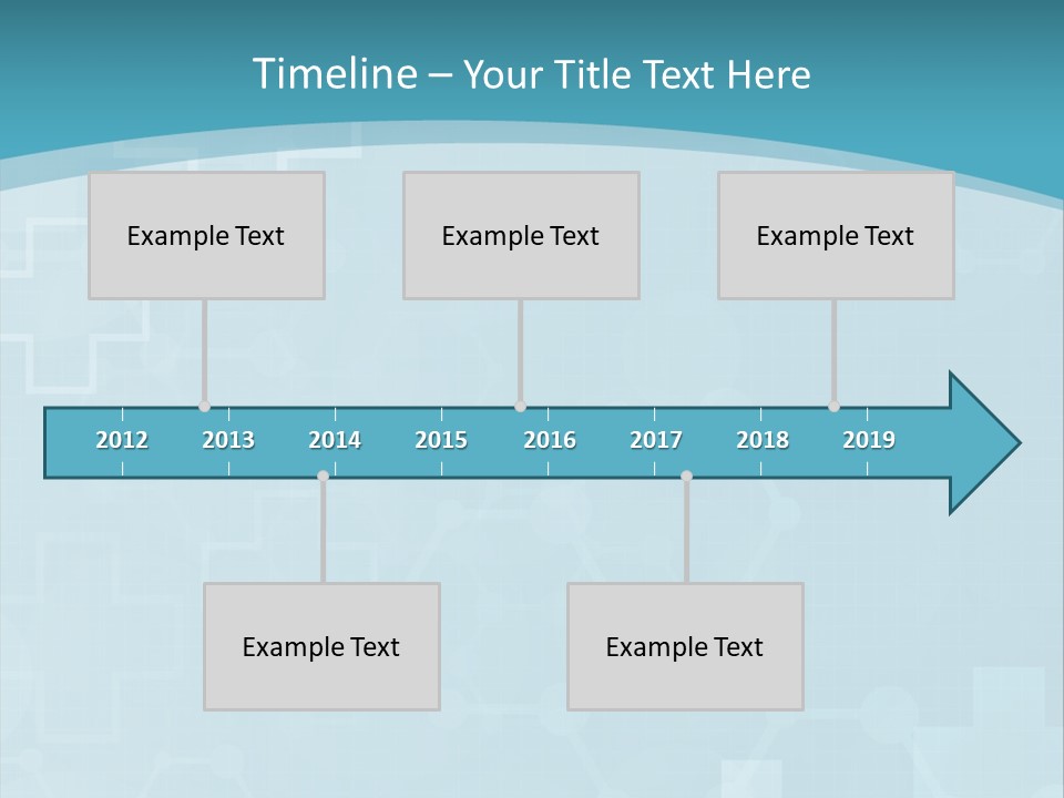 A Powerpoint Presentation With A Blue Background PowerPoint Template