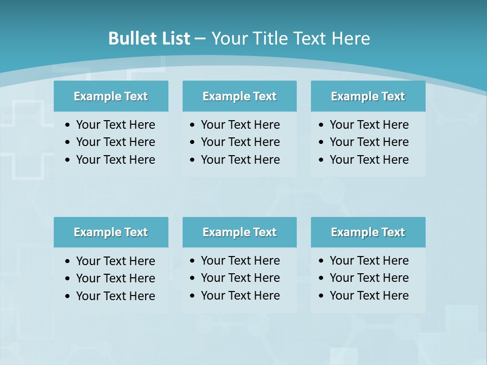 A Powerpoint Presentation With A Blue Background PowerPoint Template