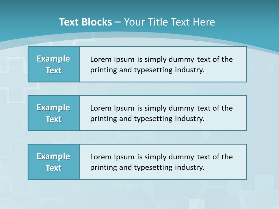 A Powerpoint Presentation With A Blue Background PowerPoint Template
