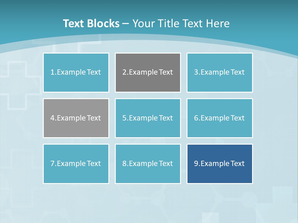 A Powerpoint Presentation With A Blue Background PowerPoint Template