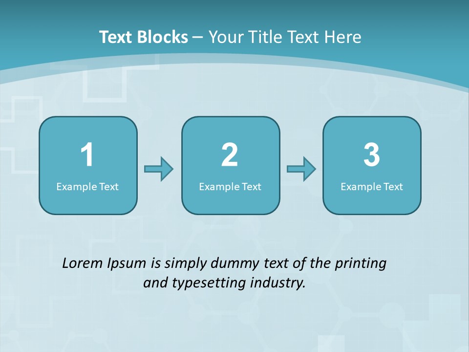 A Powerpoint Presentation With A Blue Background PowerPoint Template