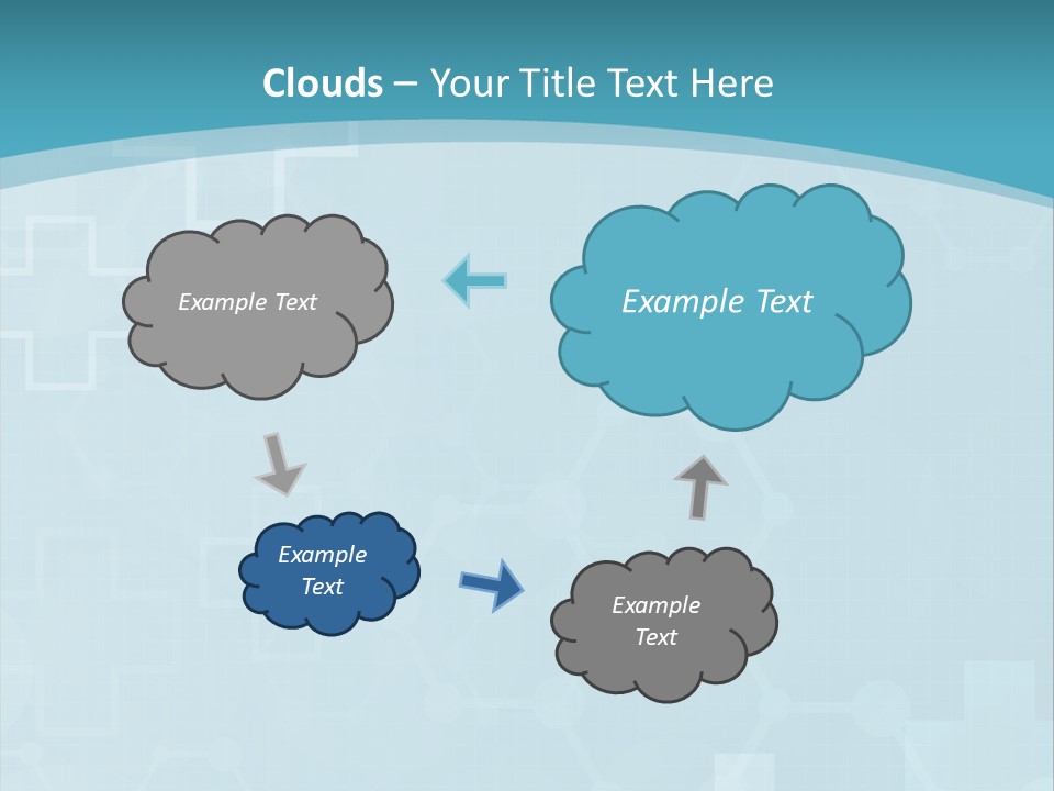 A Powerpoint Presentation With A Blue Background PowerPoint Template