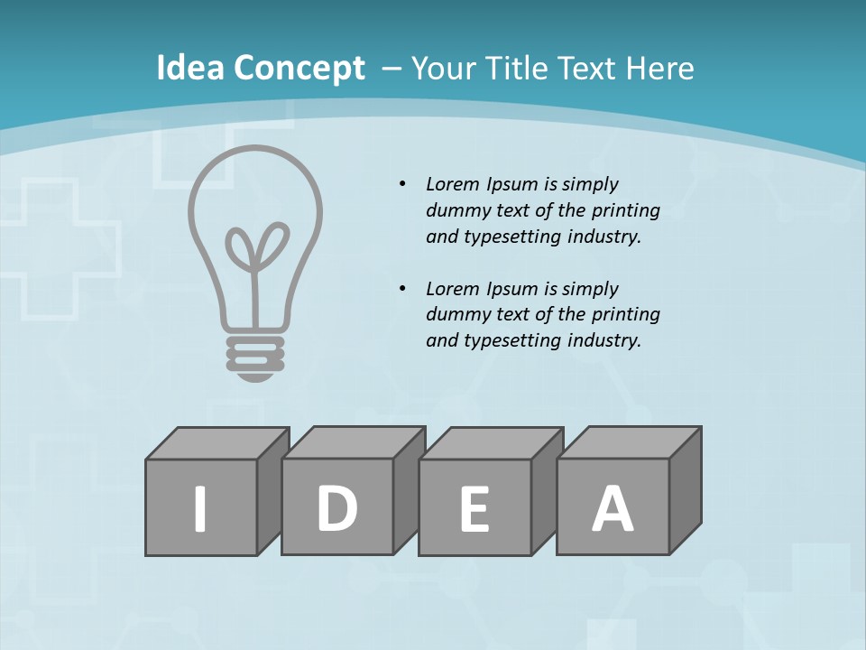 A Powerpoint Presentation With A Blue Background PowerPoint Template