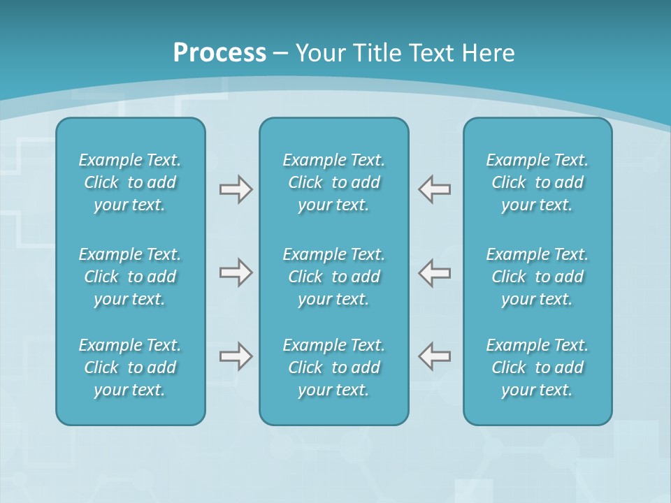 A Powerpoint Presentation With A Blue Background PowerPoint Template
