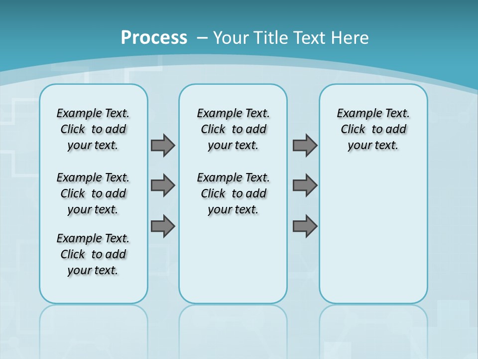 A Powerpoint Presentation With A Blue Background PowerPoint Template