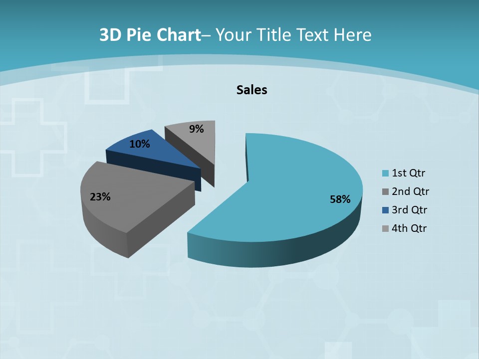 A Powerpoint Presentation With A Blue Background PowerPoint Template