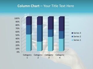 A Person Holding A Cell Phone With Icons Coming Out Of It PowerPoint Template