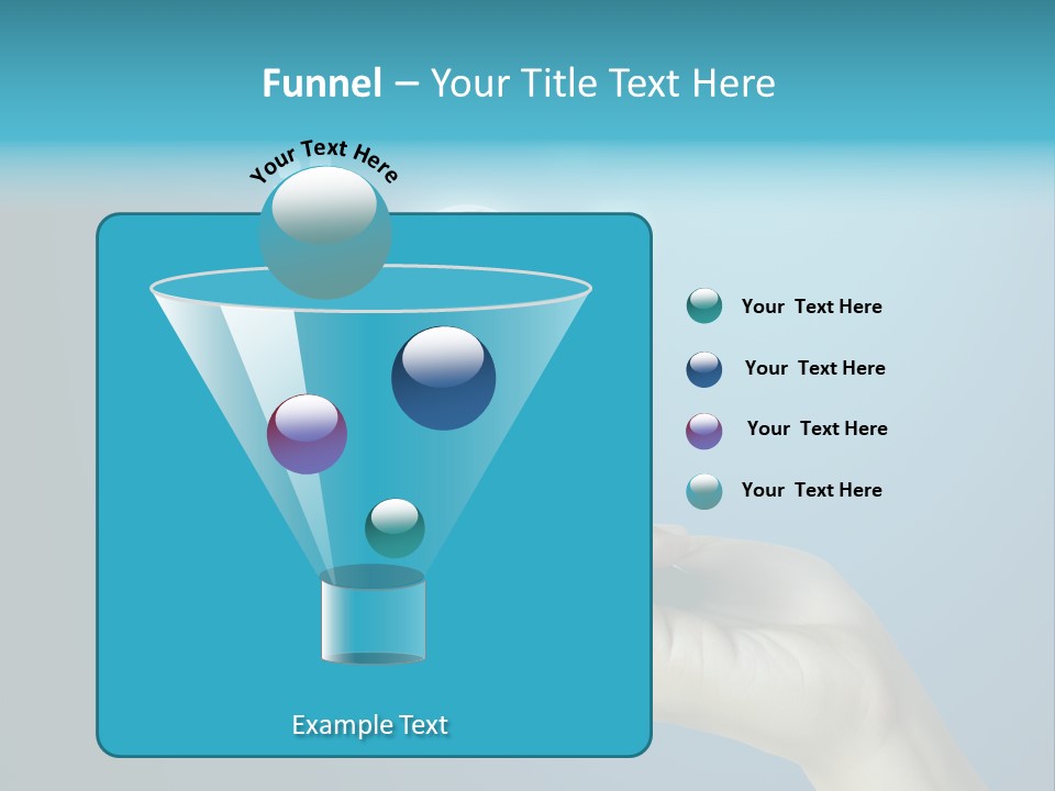 A Person Holding A Cell Phone With Icons Coming Out Of It PowerPoint Template