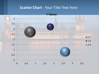 The Big Ben Clock Tower Towering Over The City Of London PowerPoint Template