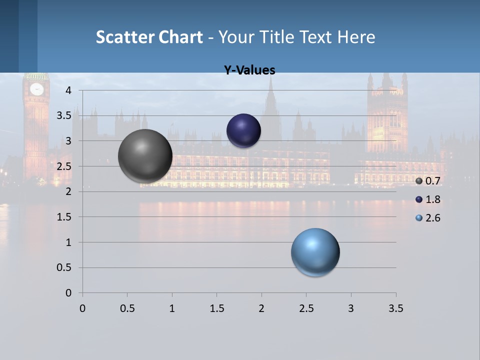 The Big Ben Clock Tower Towering Over The City Of London PowerPoint Template