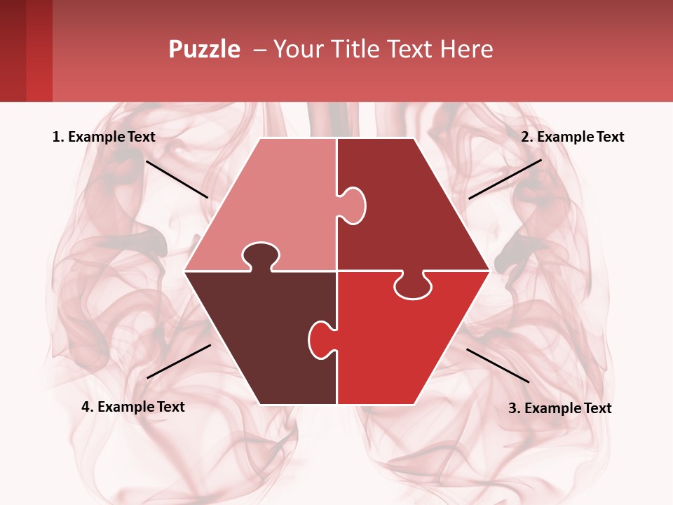 A Red Smoke Powerpoint Presentation Is Shown PowerPoint Template
