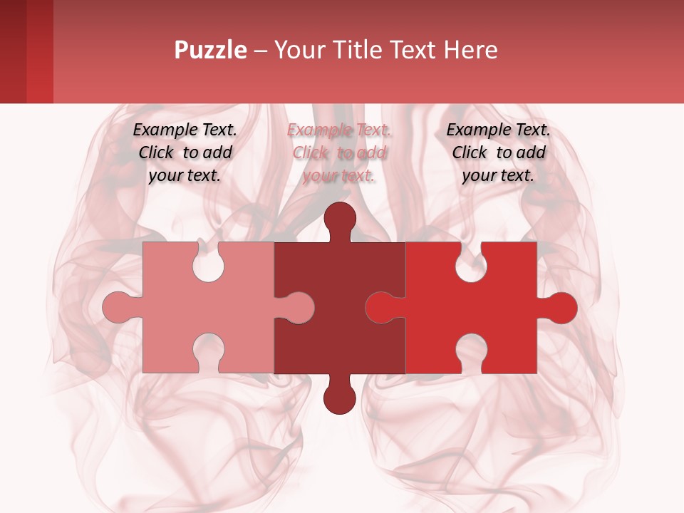 A Red Smoke Powerpoint Presentation Is Shown PowerPoint Template