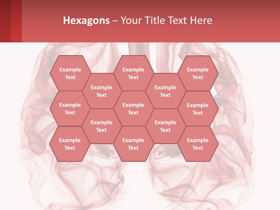 A Red Smoke Powerpoint Presentation Is Shown PowerPoint Template