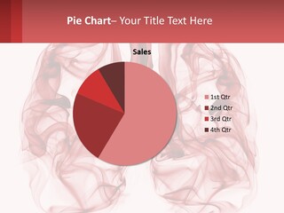 A Red Smoke Powerpoint Presentation Is Shown PowerPoint Template