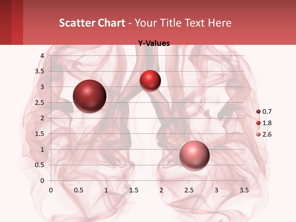 A Red Smoke Powerpoint Presentation Is Shown PowerPoint Template