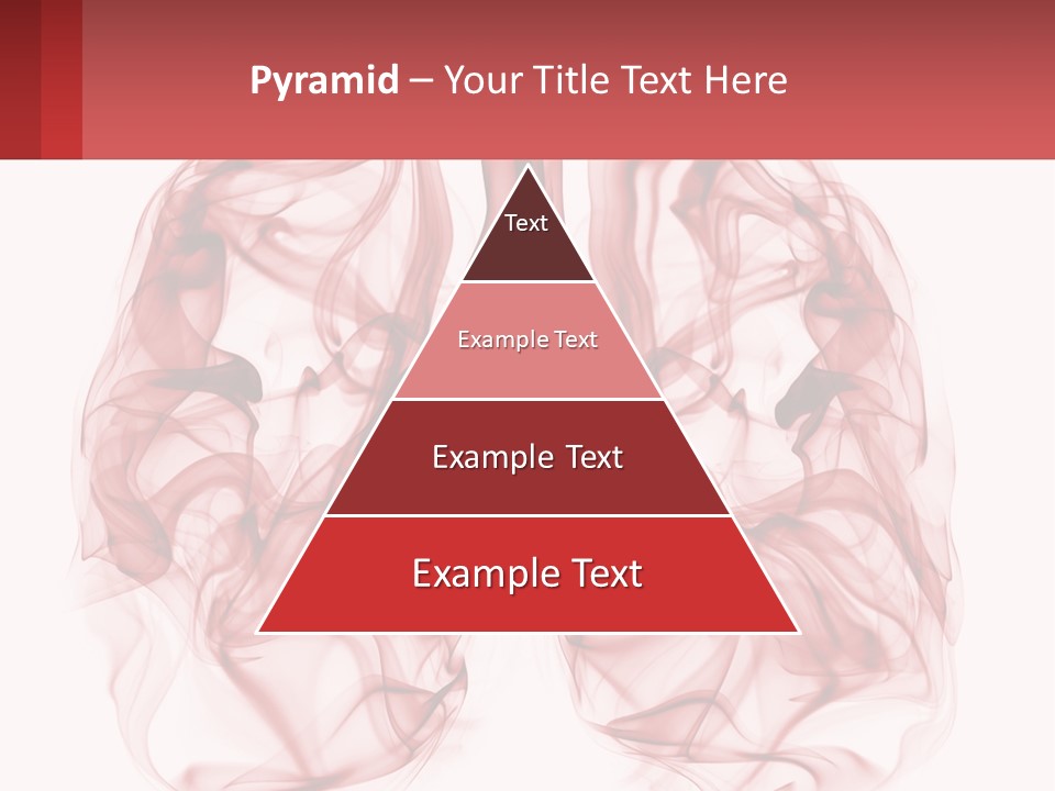 A Red Smoke Powerpoint Presentation Is Shown PowerPoint Template