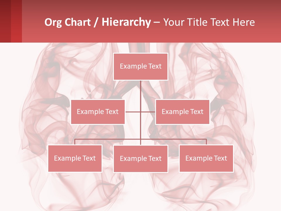 A Red Smoke Powerpoint Presentation Is Shown PowerPoint Template