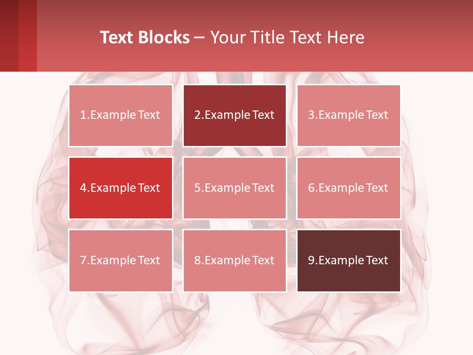 A Red Smoke Powerpoint Presentation Is Shown PowerPoint Template