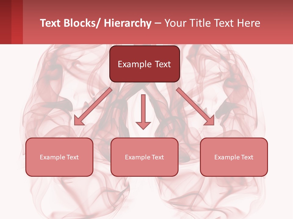 A Red Smoke Powerpoint Presentation Is Shown PowerPoint Template