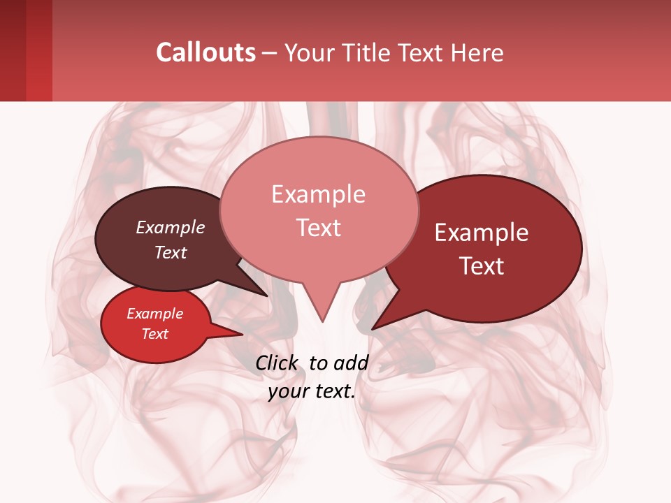 A Red Smoke Powerpoint Presentation Is Shown PowerPoint Template