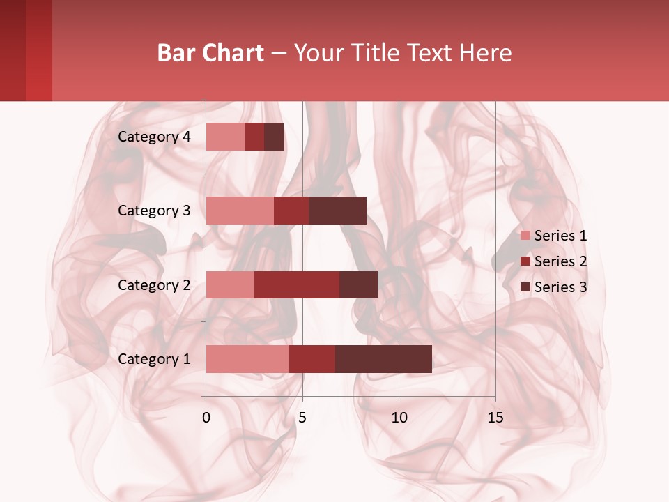A Red Smoke Powerpoint Presentation Is Shown PowerPoint Template