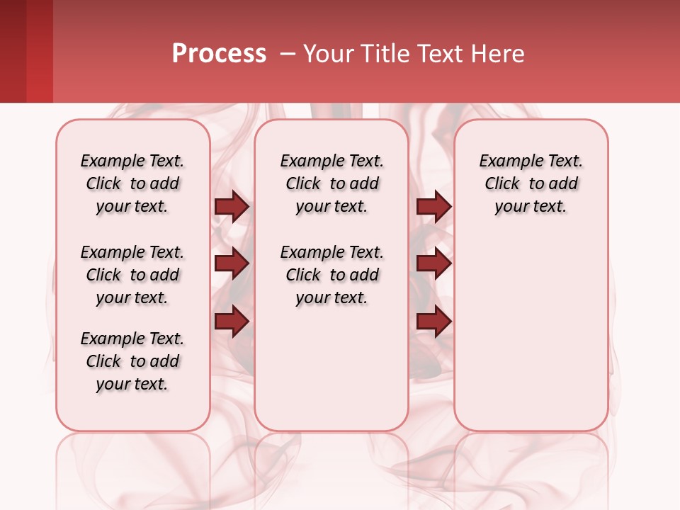 A Red Smoke Powerpoint Presentation Is Shown PowerPoint Template