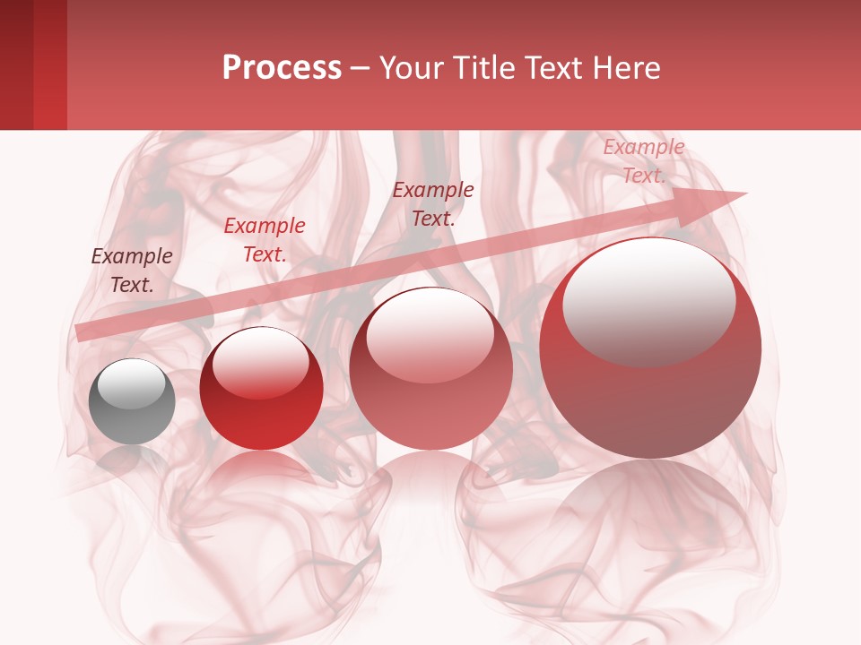 A Red Smoke Powerpoint Presentation Is Shown PowerPoint Template