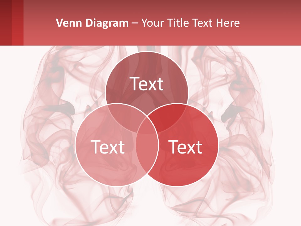A Red Smoke Powerpoint Presentation Is Shown PowerPoint Template