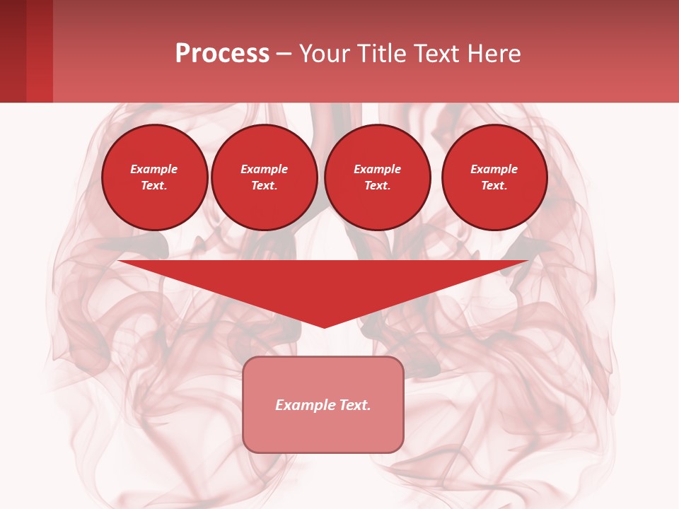 A Red Smoke Powerpoint Presentation Is Shown PowerPoint Template