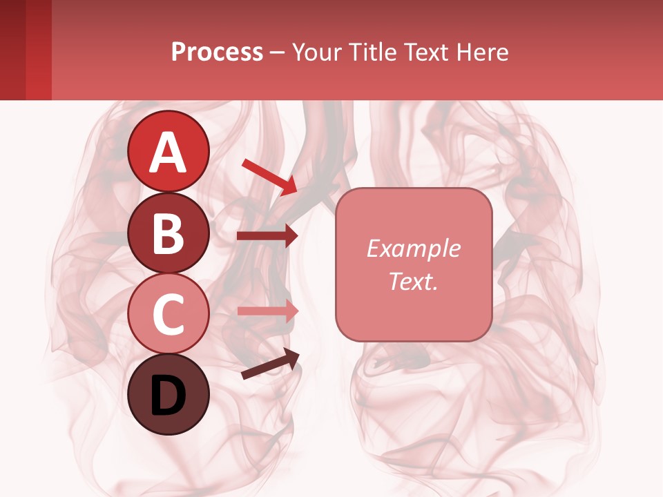 A Red Smoke Powerpoint Presentation Is Shown PowerPoint Template
