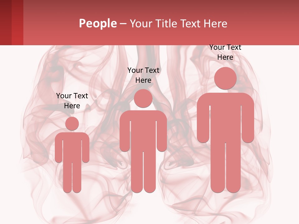 A Red Smoke Powerpoint Presentation Is Shown PowerPoint Template