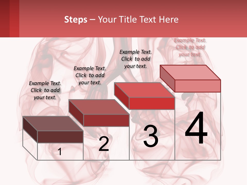 A Red Smoke Powerpoint Presentation Is Shown PowerPoint Template