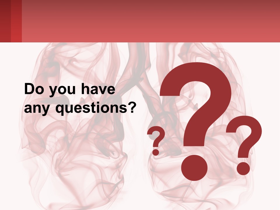 A Red Smoke Powerpoint Presentation Is Shown PowerPoint Template