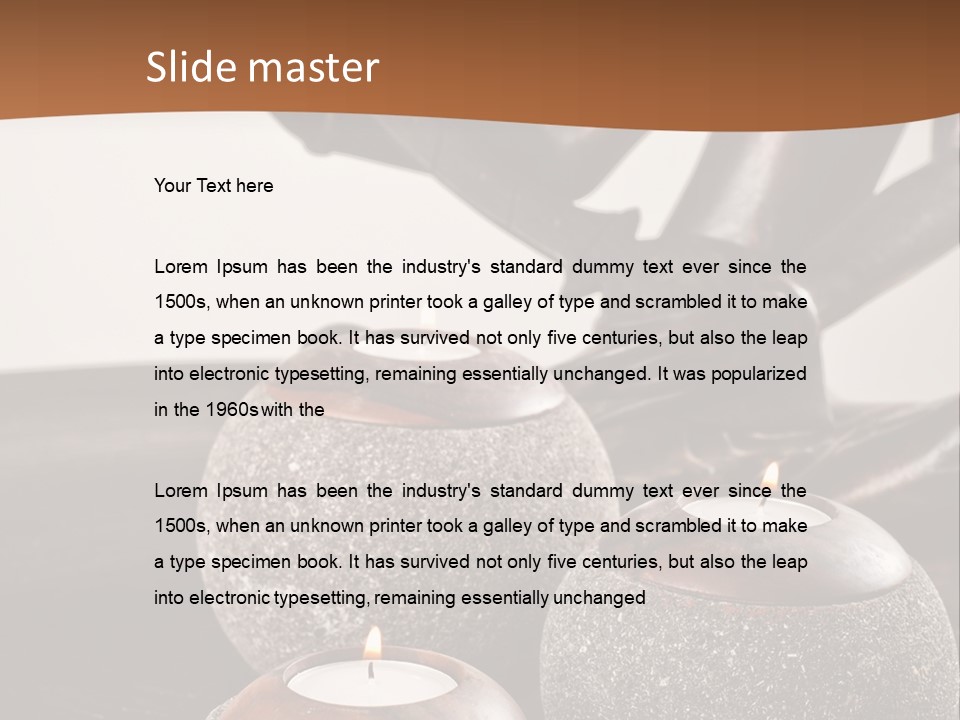 A Statue Of A Woman Sitting On Top Of A Table PowerPoint Template