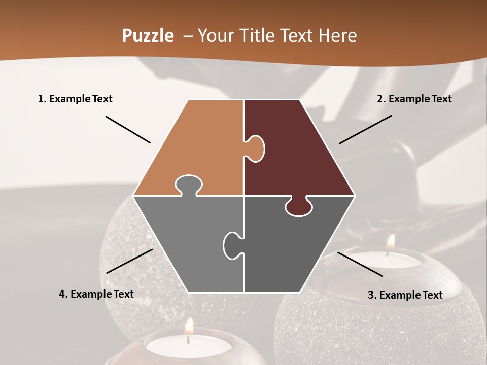 A Statue Of A Woman Sitting On Top Of A Table PowerPoint Template