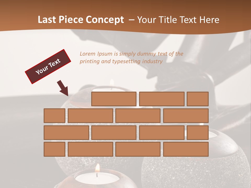 A Statue Of A Woman Sitting On Top Of A Table PowerPoint Template