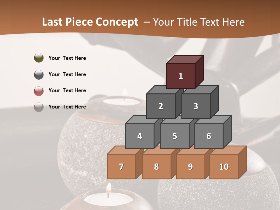 A Statue Of A Woman Sitting On Top Of A Table PowerPoint Template
