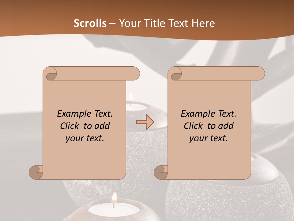 A Statue Of A Woman Sitting On Top Of A Table PowerPoint Template