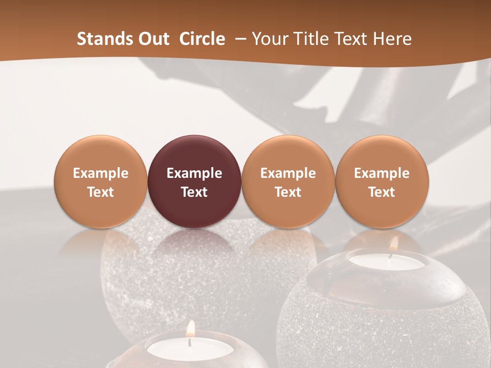 A Statue Of A Woman Sitting On Top Of A Table PowerPoint Template