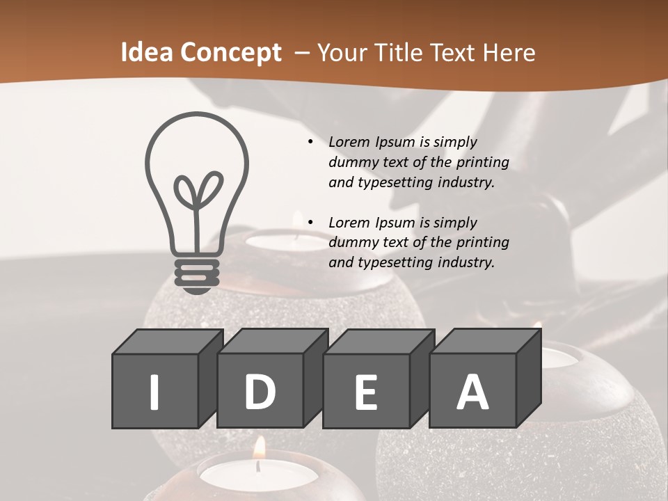 A Statue Of A Woman Sitting On Top Of A Table PowerPoint Template