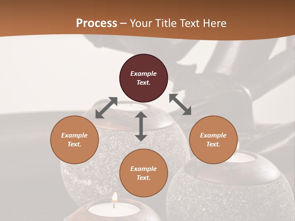 A Statue Of A Woman Sitting On Top Of A Table PowerPoint Template