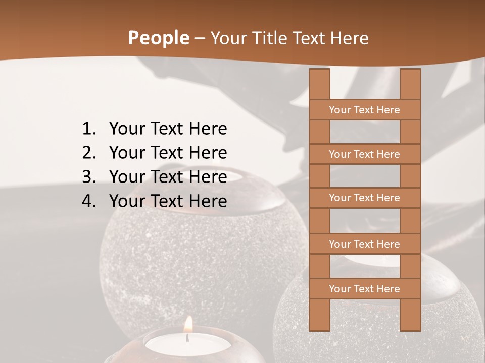 A Statue Of A Woman Sitting On Top Of A Table PowerPoint Template