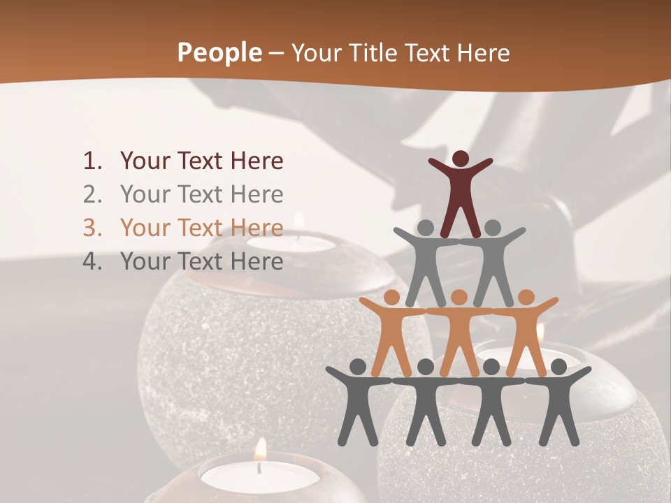 A Statue Of A Woman Sitting On Top Of A Table PowerPoint Template