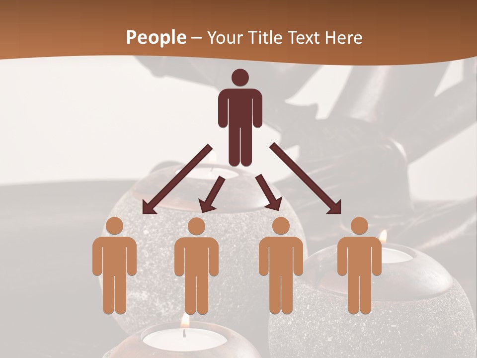 A Statue Of A Woman Sitting On Top Of A Table PowerPoint Template