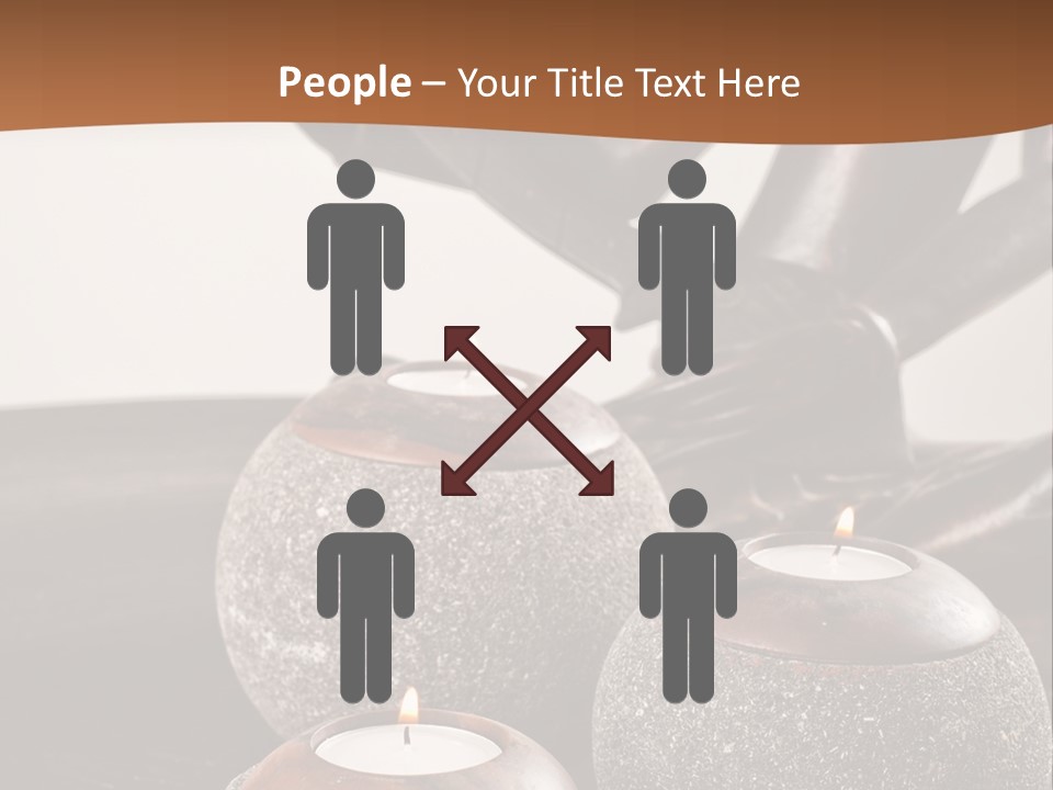 A Statue Of A Woman Sitting On Top Of A Table PowerPoint Template