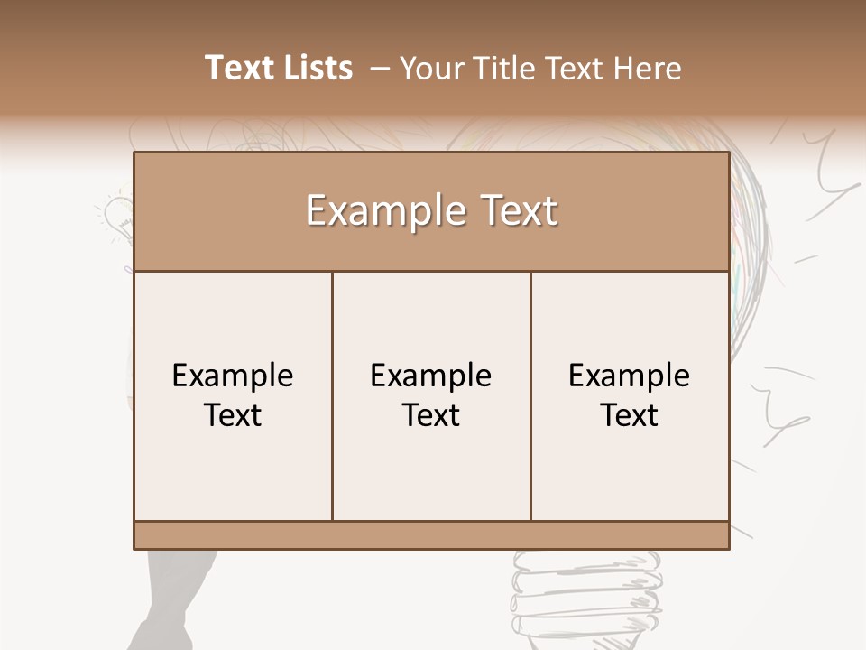 A Man Drawing A Light Bulb On A Wall PowerPoint Template