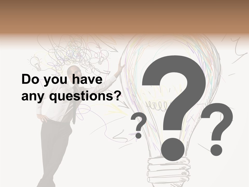 A Man Drawing A Light Bulb On A Wall PowerPoint Template