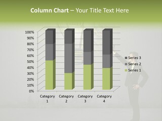 A Man Drawing A Light Bulb On A Wall PowerPoint Template