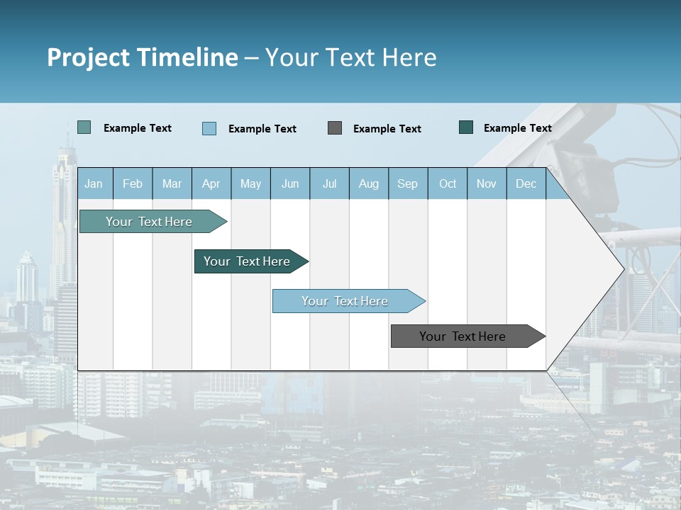 A Security Camera On Top Of A Building In A City PowerPoint Template